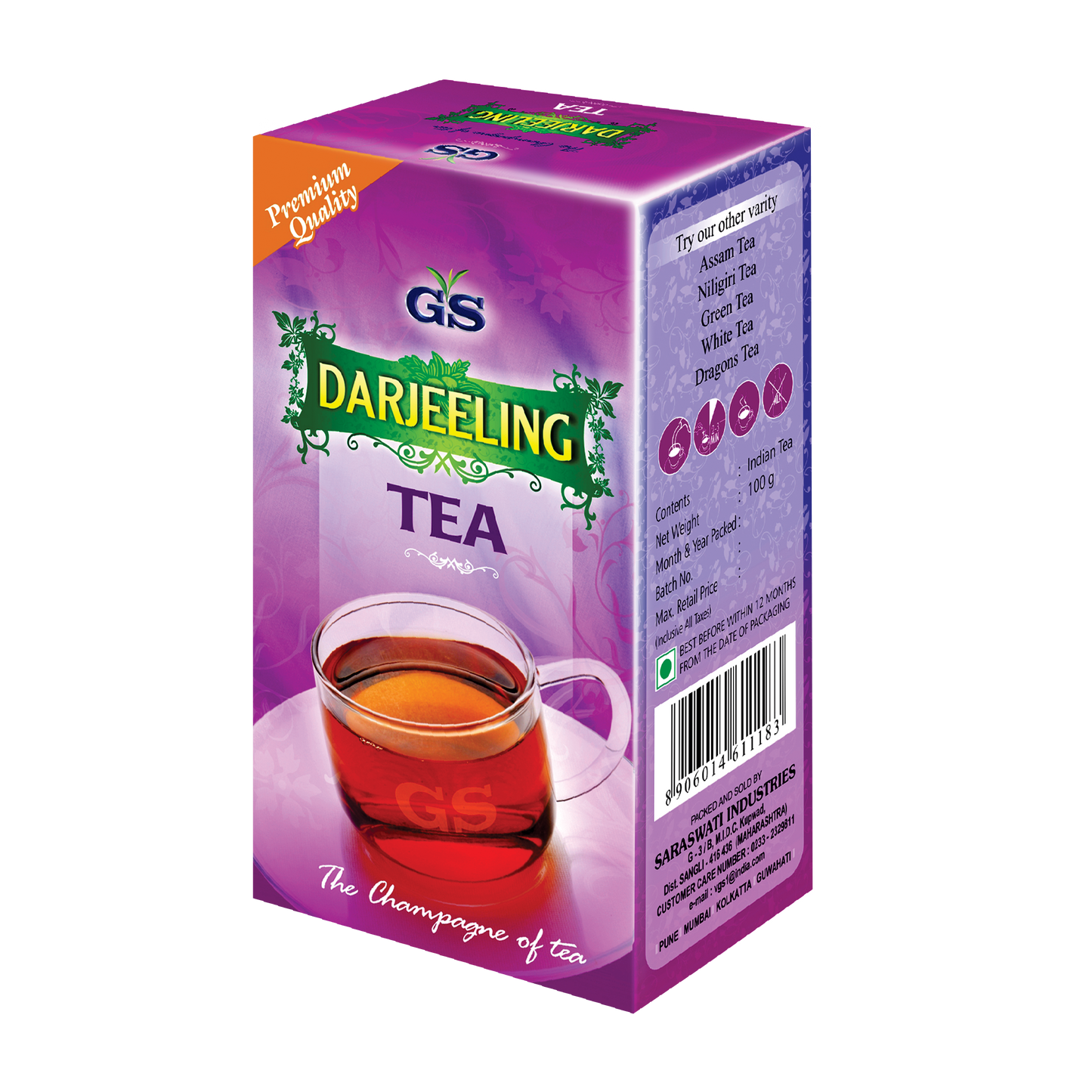 GS DARJEELING TEA 100g Box