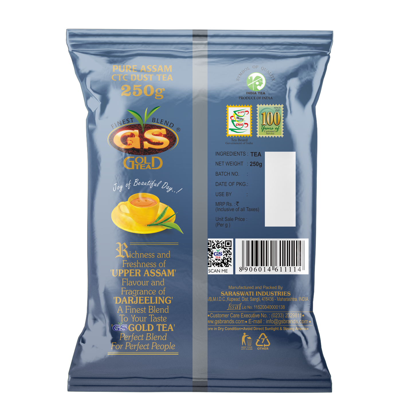 GS GOLD CTC DUST TEA 250g