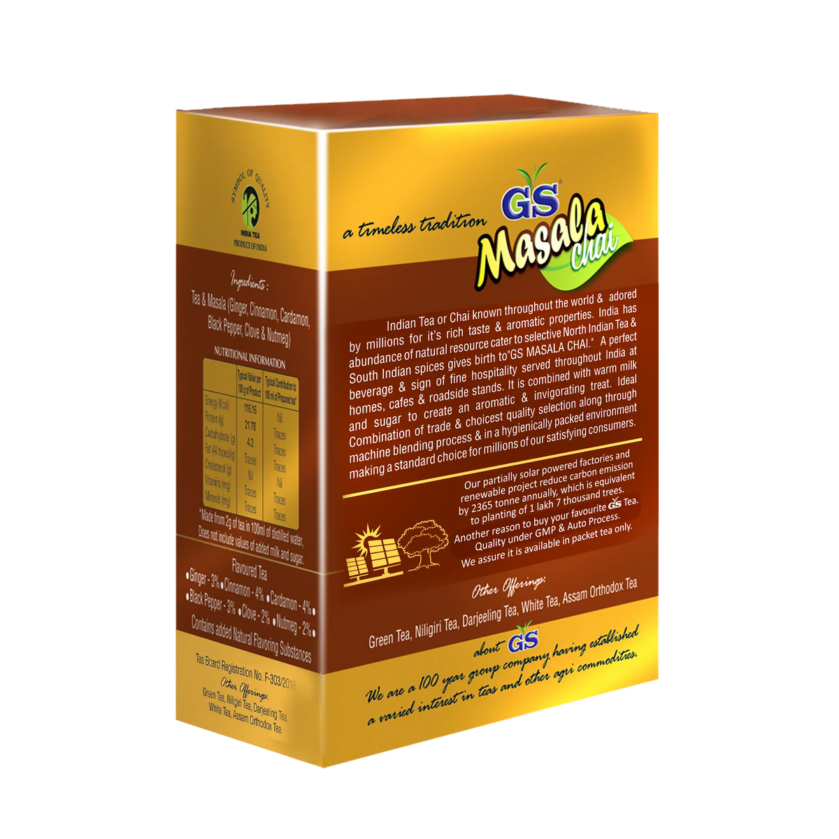 GS Masala Chai 100g Box