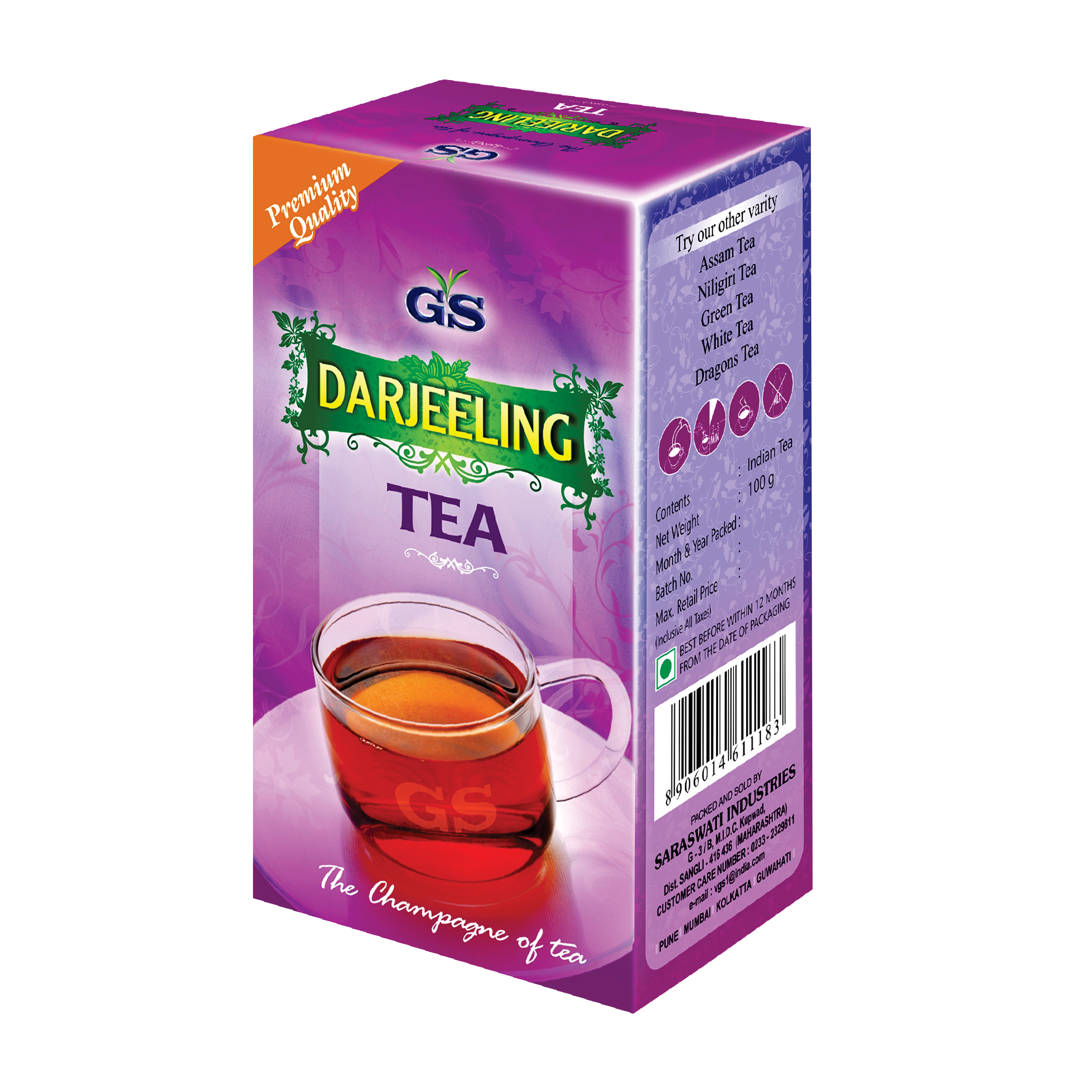 GS DARJEELING TEA 100g GS – gs-tea
