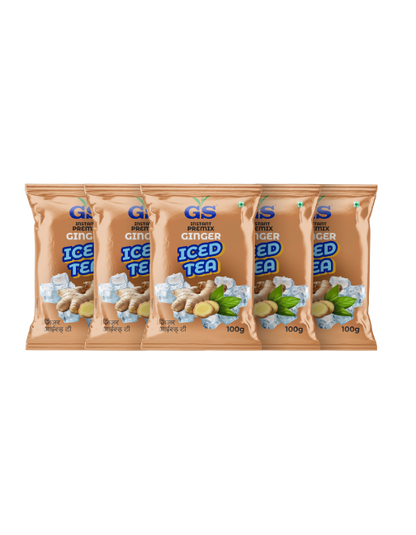 GS GINGER ICED TEA 100g Pouch (Pack of 5)