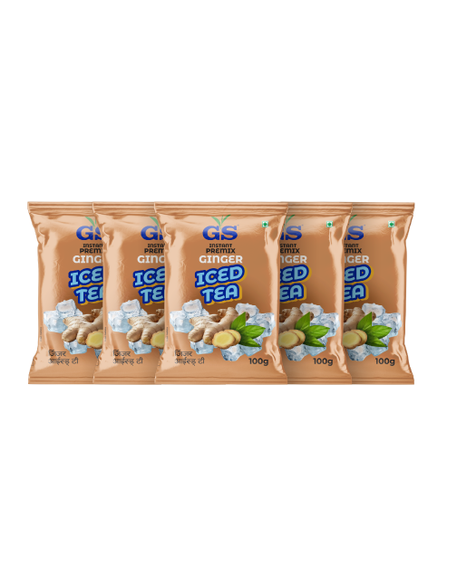 GS GINGER ICED TEA 100g Pouch (Pack of 5)